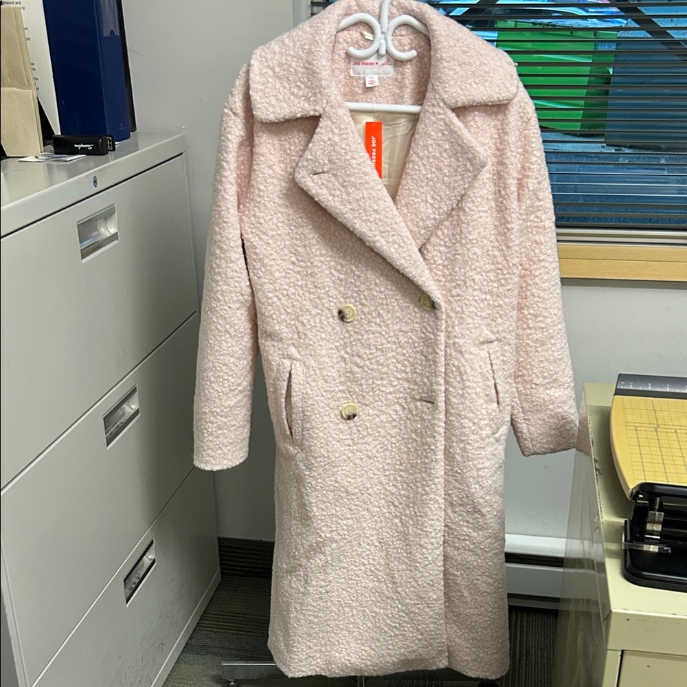 Joe Fresh Light Pink Teddy Jacket